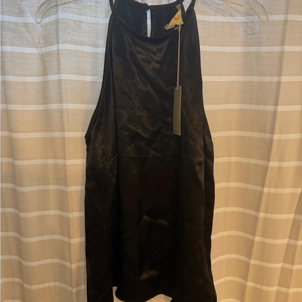 Boden Black Sleeveless Halter Top
